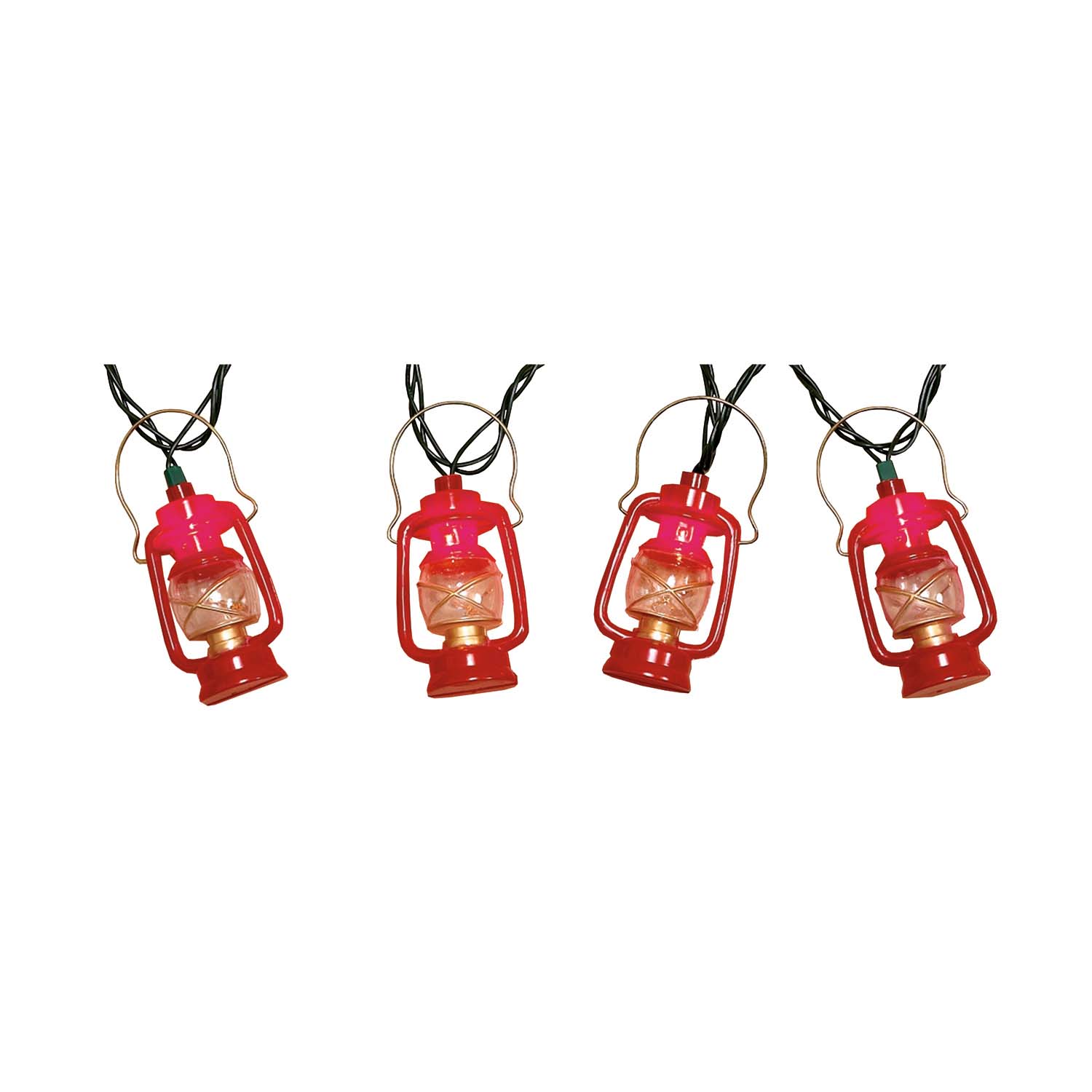 River's Edge Red Camping Lantern 10ft String Party Light Set | eBay