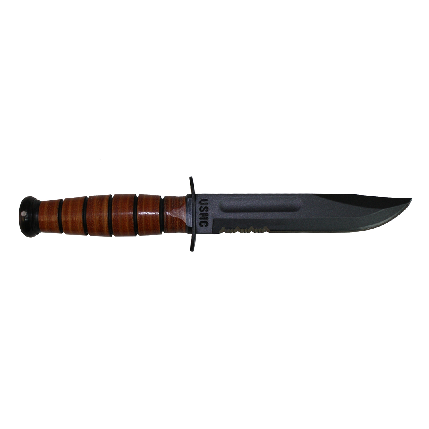 KaBar 1252 Short USMC Fighting Knife Serrated eBay