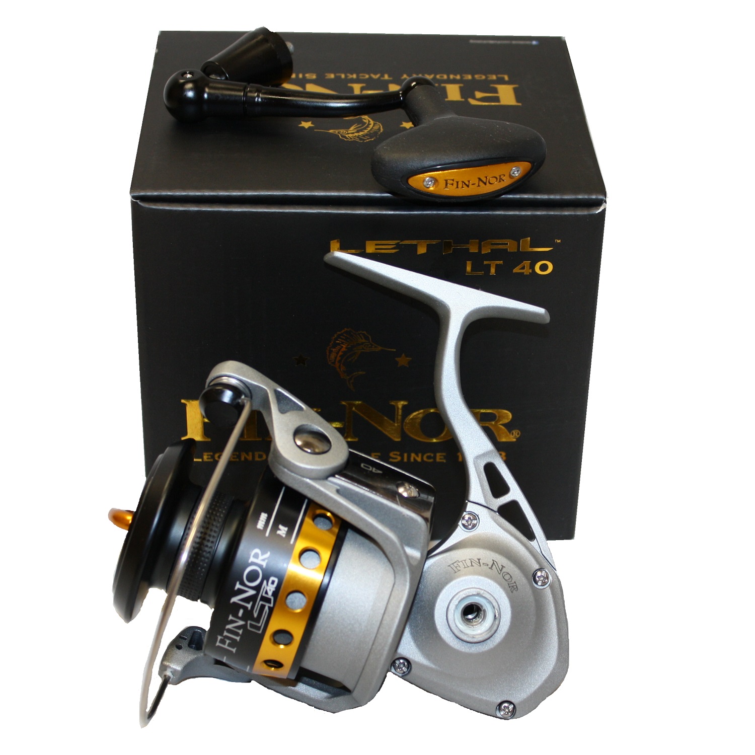 Fishing Fin-Nor LT80 Lethal Spinning Salt Water Reels 275yds