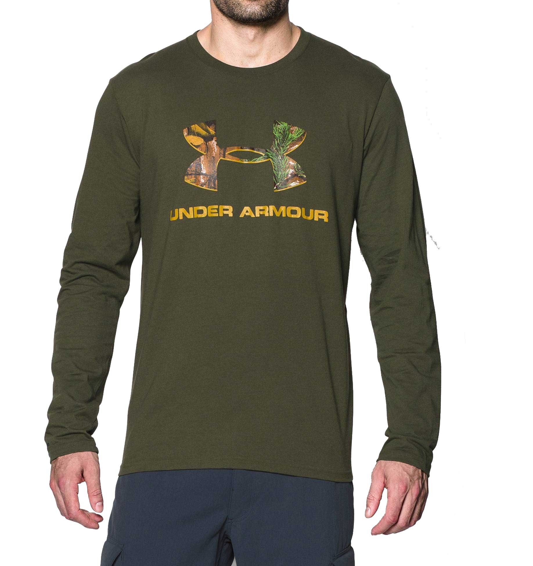under armour camo logo shirt
